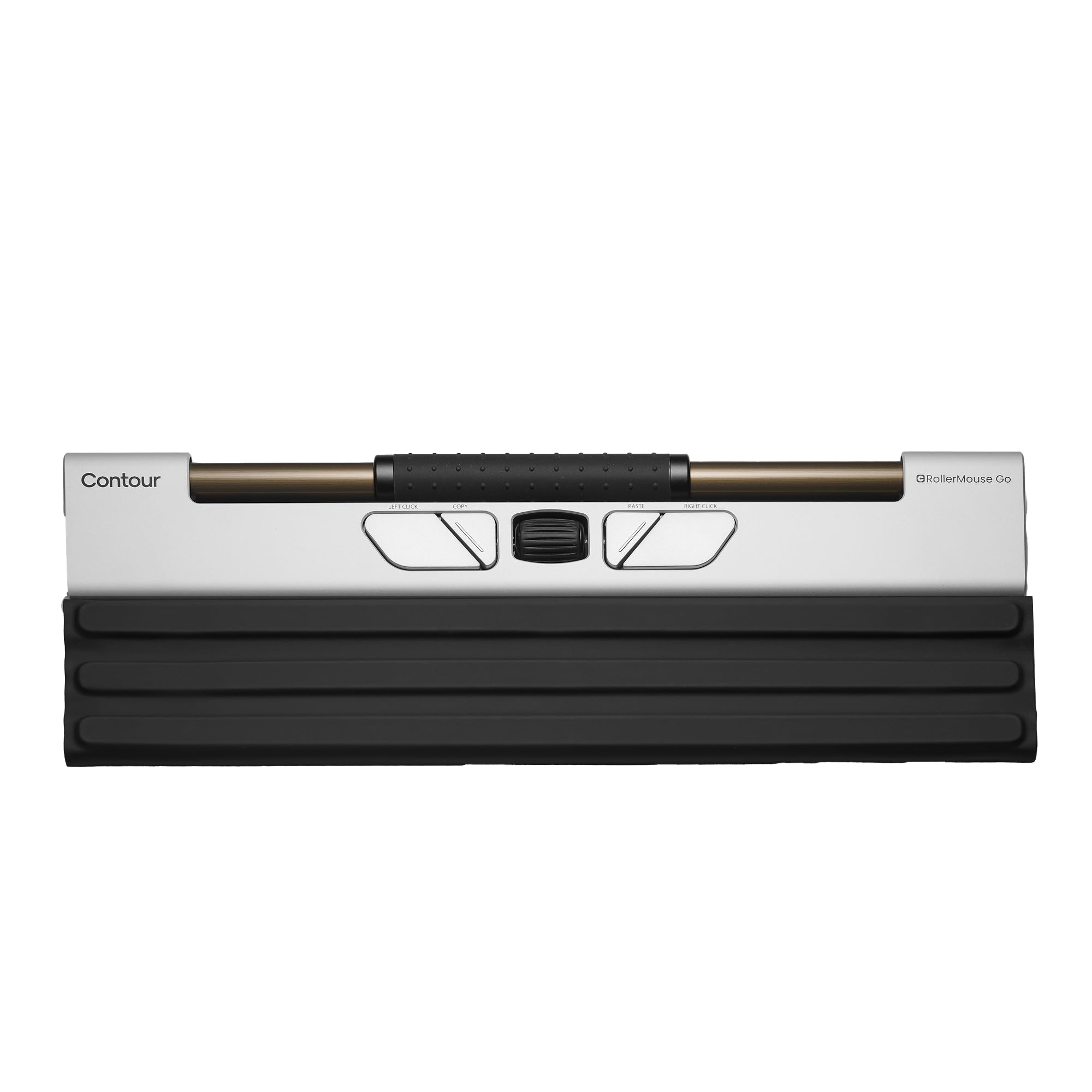 Photo 1 of Contour Design Rollermouse Go - Portable Wireless Roller Mouse for Carpal Tunnel Relief, Compact Mouse with Bluetooth & USB, Ambidextrous 5-Button Design, Lightweight Aluminum, Mac & PC Compatible