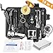 KOSIN Survival Gear, 18 in 1 Emergency Survival Kit, Professional Tactical Defense Equitment Tool with Knife Blanket Bracelets Backpack Temperature Compass Fire Starter for Adventure Outdoors Sport primary