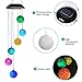 Lainin Solar Wind Spinner Color Changing Glowing Ball Wind Chime Light Mobile for Home Outdoor Garden, Mother's Day
