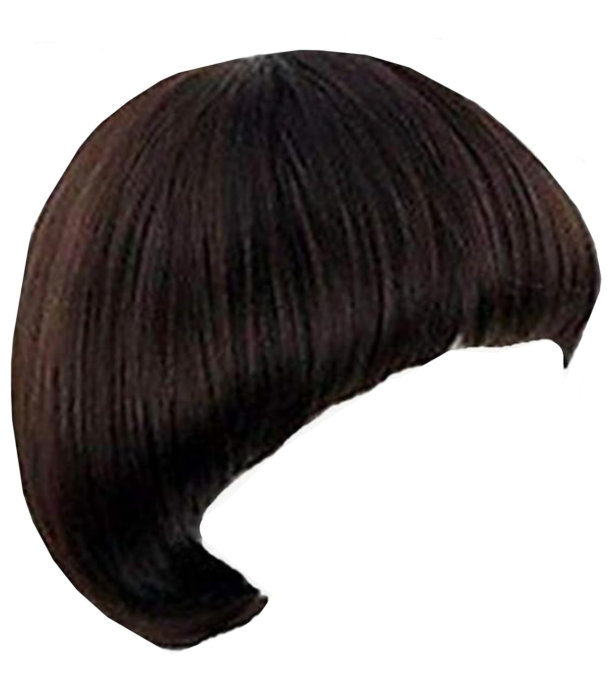 Photo 1 of OYSRONG Men's/Women's/Unisex Short Black Full Bang Straight Wig Hairstyle Cosplay/daily Heat Resistant Fibre Wig