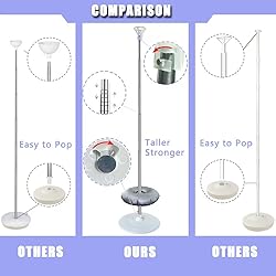 DECOJOY Balloon Columns Stand Set of 4, 7 Feet