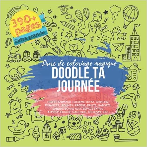 Livre De Coloriage Magique Doodle Ta Journée Ferme