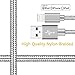 Ulimag Lightning Cable 3Pack 3FT 6FT 10FT Nylon Braided Certified iPhone Cable USB Cord Charging Charger for Apple iPhone 7, 7 Plus, 6, 6s, 6+, 5, 5c, 5s, SE, iPad, iPod Nano, iPod Touch (Grey)
