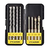 FYARES 8PCS SDS Shank Masonry Drills,Rotary Hammer