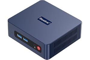 Beelink SER3 Mini PC, AMD Ryzen 3 3200U(up to 3.5GHz) 2C/4T, Mini Computer 16GB DDR4 RAM 500GB SSD, Mini Desktop Computer 4K@60Hz Dual HDMI Display WiFi6/BT5.2/WOL/HTPC/W-11 Pro