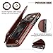 ONETOP for iPhone SE(2022) iPhone SE(2020) iPhone 7/8 Wallet Case with Card Holder, Premium PU Leather Kickstand Card Slots, Double Magnetic Clasp and Durable Shockproof Cover 4.7 Inch(Brown)