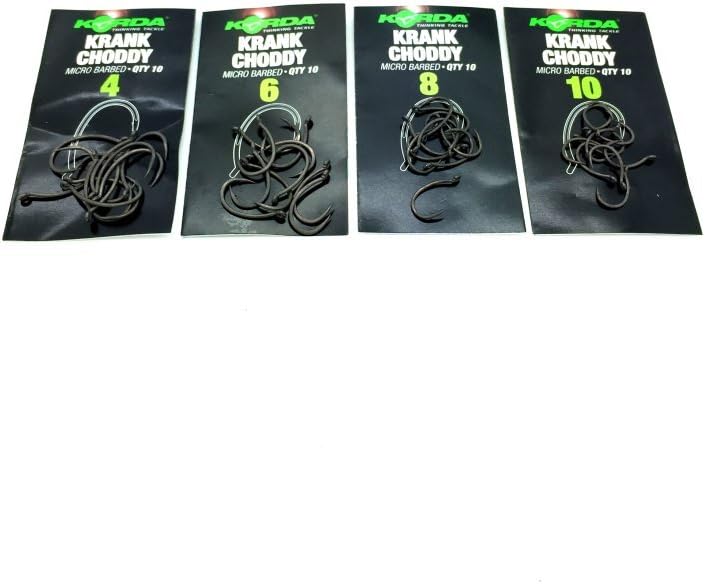 Korda Krank Micro-Barbed Choddy Hooks For Carp Fishing : 6