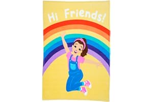 Franco Ms. Rachel Educational Adventures Bedding Super Soft Cozy Throw, 46 in x 60 in, (Officially Licensed Product) Kids