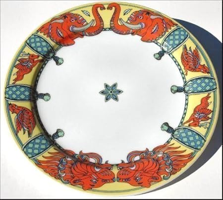 Leo (Color de fondo) BOPLA. Porcelana Plato Grande 27 cm de la ...