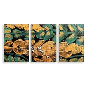 3 Piece Canvas Wall Art Abstract Color Canvas Prints Home Artwork Decoration for Living Room,Bedroom - 16"x24" x 3 Panels
