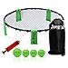 OutdoorBalls Volleyball Spike Game Set Bounce Game Outdoor Game for Beach, Yard, Lawn, Tailgate