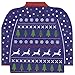 Ugly Sweater Paper Napkins, Christmas Holiday Party Supplies (6.5 x 6.3 In, 50 Pack)