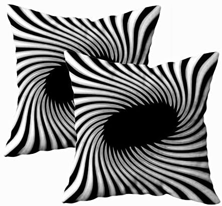 EMMTEEY Animal Skins Pillow Covers,18 Pillow Covers, 18x18 Pack 2 Pillow Covers Home Throw Pillow Covers Sofa Animal Sofa Pillows Zebra Texture Cover,Abstract Square Double Sided Printing