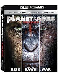 Planet of the Apes Trilogy (4K UHD + BD + Digital HD) [Blu-ray]