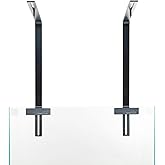 Chihiros Stand for Hanging VIVID &amp; WRGB - Aquarium Light Riser w/ Adjustable Tank Mount Bracket, Aluminum Alloy Aquarium Mounting Bracket, Sturdy &amp; Sleek Aquarium Light Stand Fixtures - Black, Regular