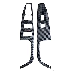 ruihe 4pc Carbon Fiber Color Automobile Door Window