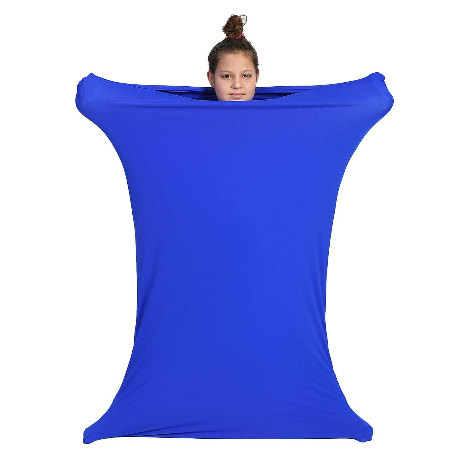 Sensory Owl Body Sock for Kids and Adults Helps with ASD ADHD Relieve Stress Spatial Awareness Aids S 100 cm Blue