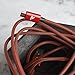 RAMPOW USB Cord 6ft [Red] QC 3.0 Heavy Duty Braided Micro USB Cable/Samsung USB Cable - Sync and Charge Compatible with Android Devices, Galaxy S7/S6, Sony, Motorola and More
