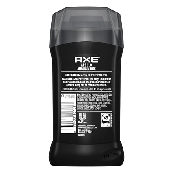 AXE FRESH DEODORANT STICK, APOLLO 3 OZ (PACK OF 12)