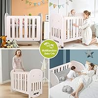 fillikid convertible bedside crib