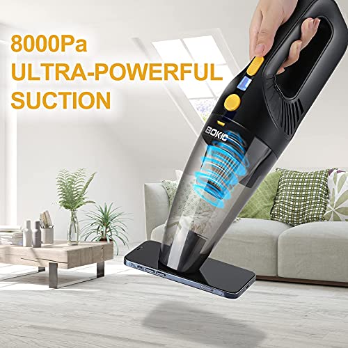 BOKIC Car Vacuum Cleaner Cordless, CordFree Handheld Vacuum