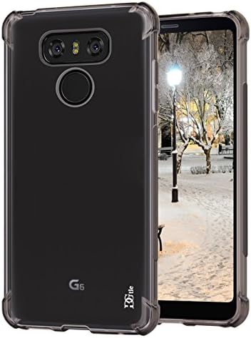 LG G6 Case, DGtle Anti-Scratches TPU Premium Slim Flexible Soft Protective Cover for LG G6 (Smoke Black)