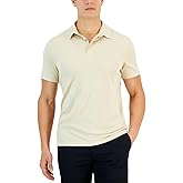 Alfani Mens Alfatech Stretch Solid Polo Shirt