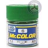 C6 Gloss Green 10ml Bottle, GSI Mr. Color