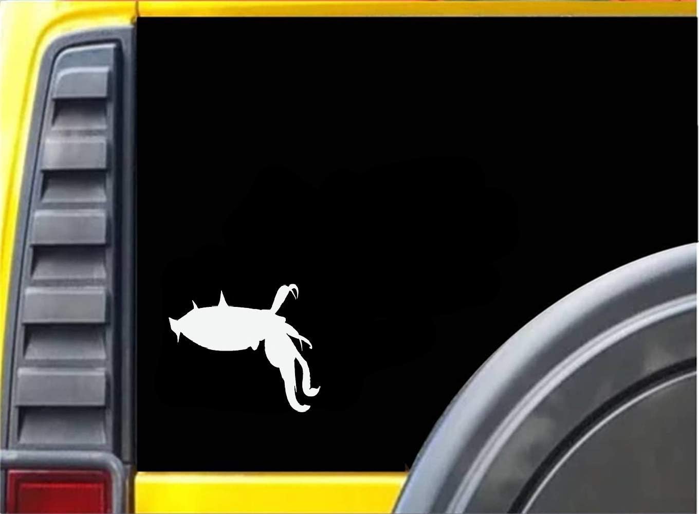 sticker de carro Calamar calamar océano cefalópodo gigante gráfico para