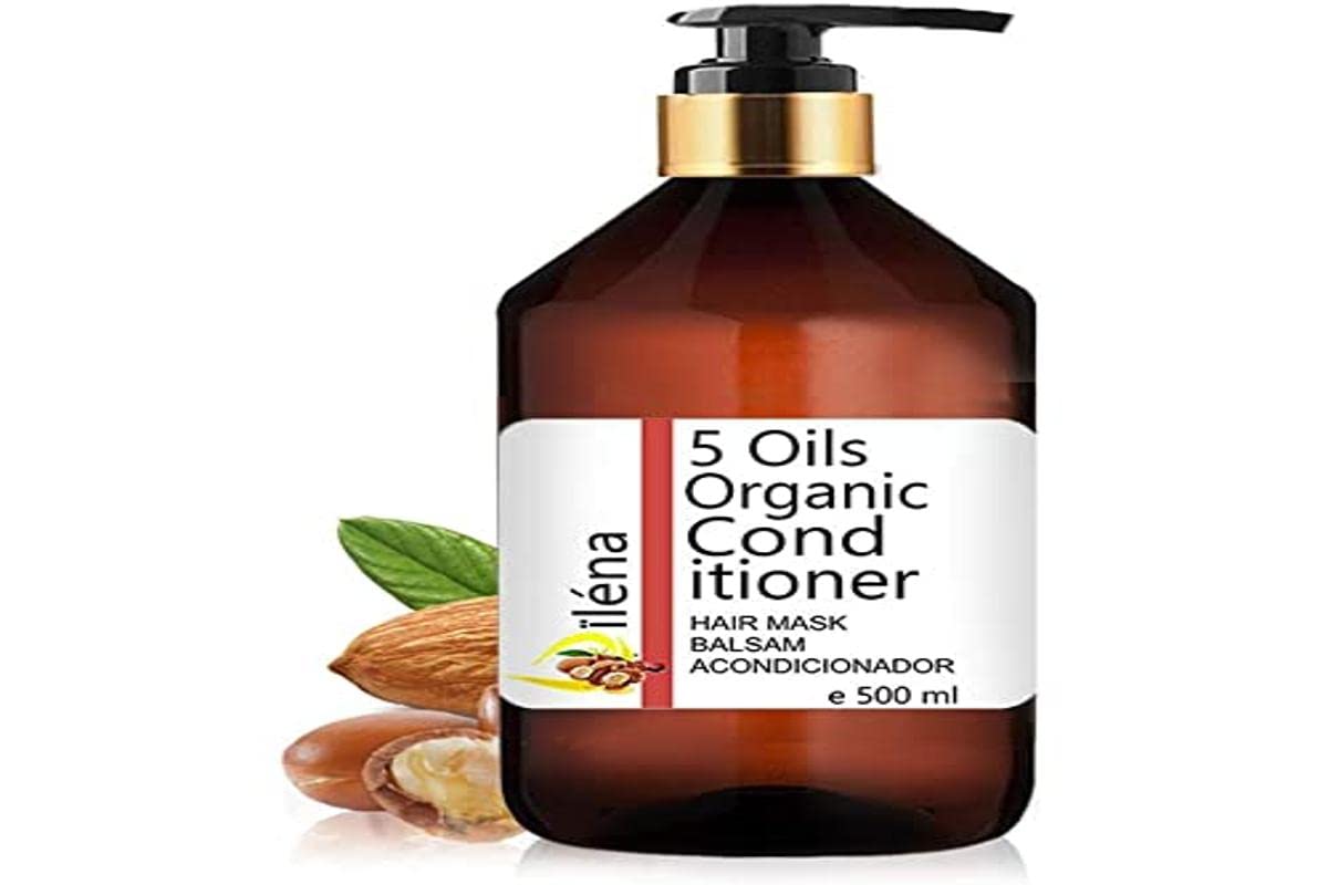 Professional Hair Treatment with 5 Hair Oils & PROVITAMIN B5, Vitamins E, C Hair Mask Salon Moisturizing conditioner curly hair, reducing frizz (500 ml)