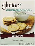 Glutino Gluten Free Crackers, Original, 4.4 Ounce Boxes (Pack of 6)