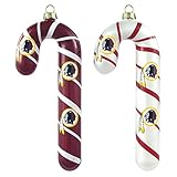 NFL Washington Redskins 2-Pack Candy Cane Ornament Set