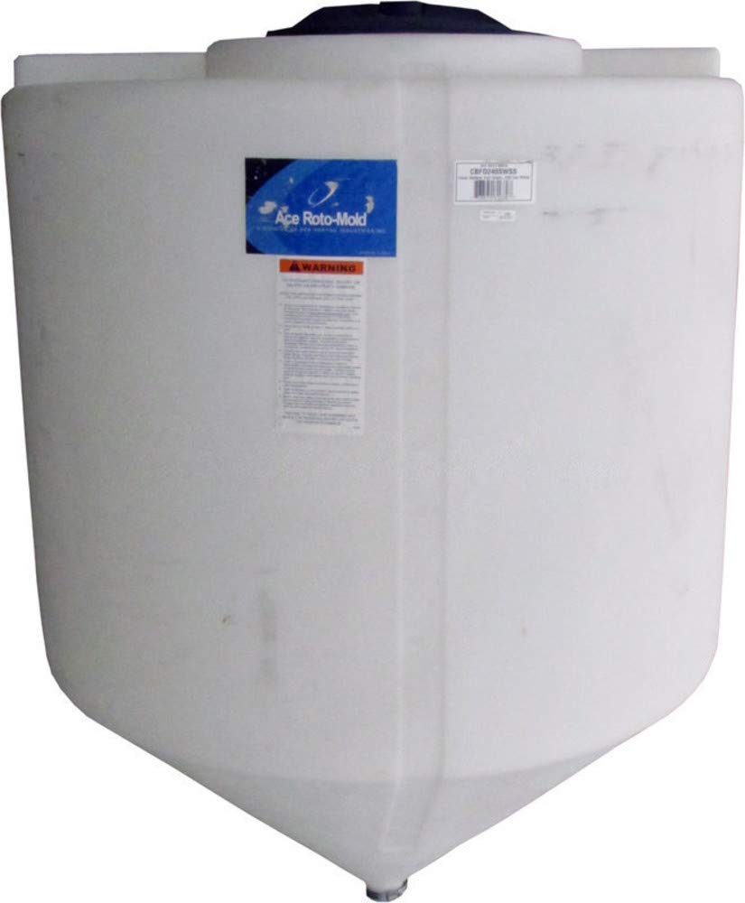240 Gallon Full Drain Cone Bottom Inductor Tank (No Stand) on Galleon