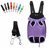 Pet dog legs out front carrier/bag with gift dog leash random