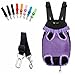 Pet dog legs out front carrier/bag with gift dog leash random