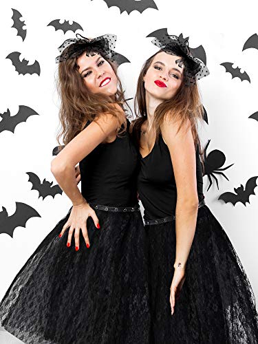 image for Norme 80's Costume Accessories Set, Include Black Bowknot Headband, La