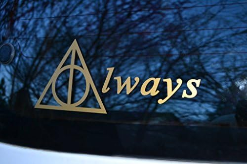 Harry Potter Deathly Hallows Always Vinyl Decal by LicketyCut