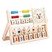 Abacus Wooden Toys ，BeautyVan Kids Learning Versatile Flap Abacus Wooden Toys