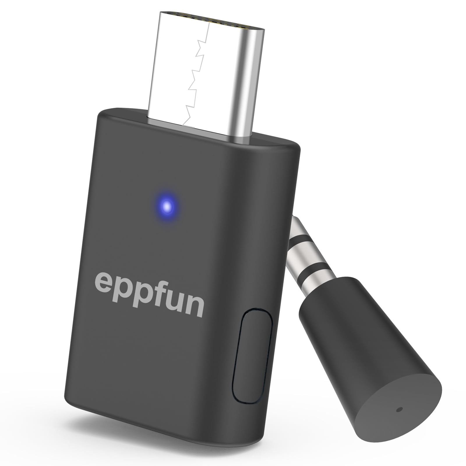 Photo 1 of eppfun USB C Bluetooth Adapter for PS5, Bluetooth 5.2 Audio Adapter with APTX Low Latency & aptX-Adaptive, Wireless Audio Transmitter to Connect 2 Wireless Headphones & Earbuds