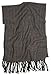 Love Lakeside-Men's Cashmere Feel Winter Plaid Scarf Blue Grey Black