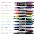 Thornton's Office Supplies Disposable Fountain Pens, Fine Point, Assorted Colors, Pack of 12