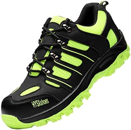 Gainow Safety Shoes๏ผSteel Toe Work Shoes Puncture Proof, Mens Womens Protection Industrial Sneaker, Outdoor Casual Breathable Footwear