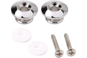 Acoustic Guitar Set Electric Bass Ukulele Strap Lock Button Chrome Attractive Treatment