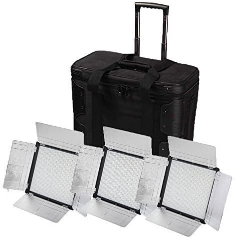 F&V DOF D1296 Ultra High Power 13200lux 5600K Daylight Led Studio Panel Video Film Light Kit with DOF Softbox Diffuser Kit
