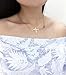 WDSHOW Heartbeat EKG Necklace 18k Rose Gold Plated or Silver-Tone