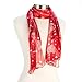 Purple Box Jewelry Valentine's Day Heart Scarf (Red Star)