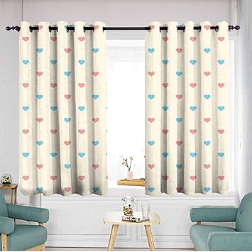 Amazon Com Xxans Home Curtains Geometric Room Darkening Noise