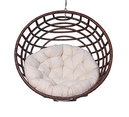 IRA WITH WORD DWELL IN COMFORT Amour Cane Hanging Chair (Brown)
