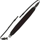 OP/TECH USA Super Classic Strap &ndash; 3/8-Inch (Black) | Comfortable Camera Neck Strap, DSLR Camera Strap, &amp; Binocular Strap for Secure Carry