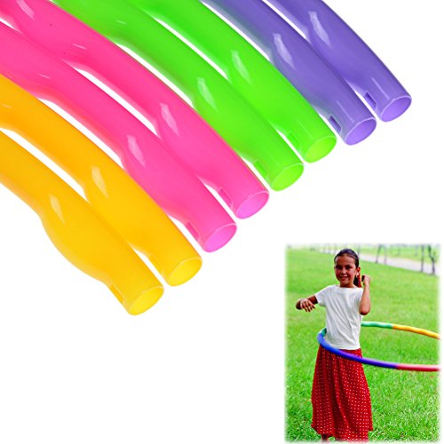 Hula Hoop Toy Children's Outdoors Collapsible Hula Hoop Wavy Hoop For Children's Exercise Fitness - Thumbnail 3